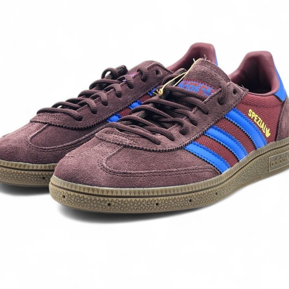 Adidas Handball Spezial IF9530 Suede Sneakers Burgundy and Blue Size US 8 - NWB
